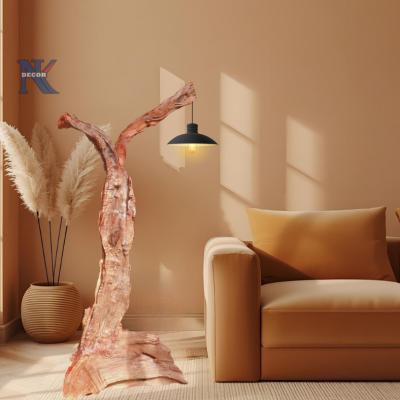 Trụ Đèn Decor Gỗ Lũa NKD01