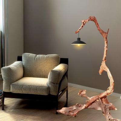 Trụ Đèn Decor Gỗ Lũa NKD01