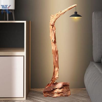 Trụ Đèn Decor Gỗ Lũa NKD01